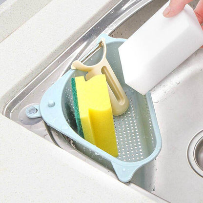 Versatile Kitchen Sink Multi-function Triangle Sponge Drain Rack - Killer Products