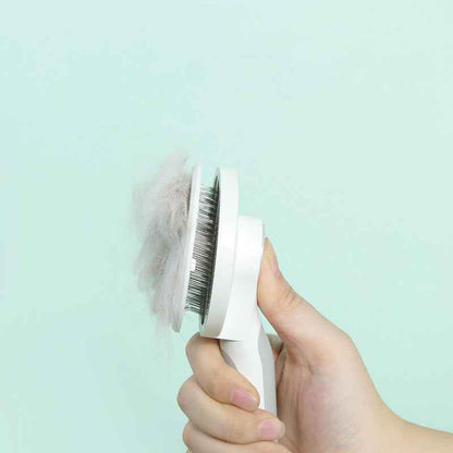 Round Handle Pet Grooming Massage Comb: Comfort and Relaxation Tool - Killer Products