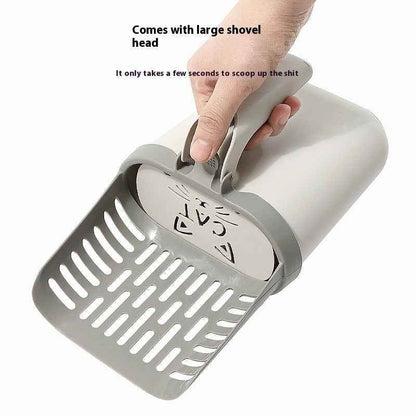 Large Capacity Cat Litter Scoop With Integrated Shit Storage Box - Killer Products
