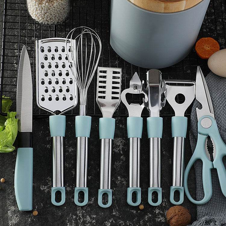 Essential Stainless Steel Kitchen Gadgets Utensils Tray Gift Set - Killer Products