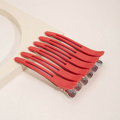 Effortless Styling: Plastic Barber Duckbill Fish Mouth Clips - Killer Products