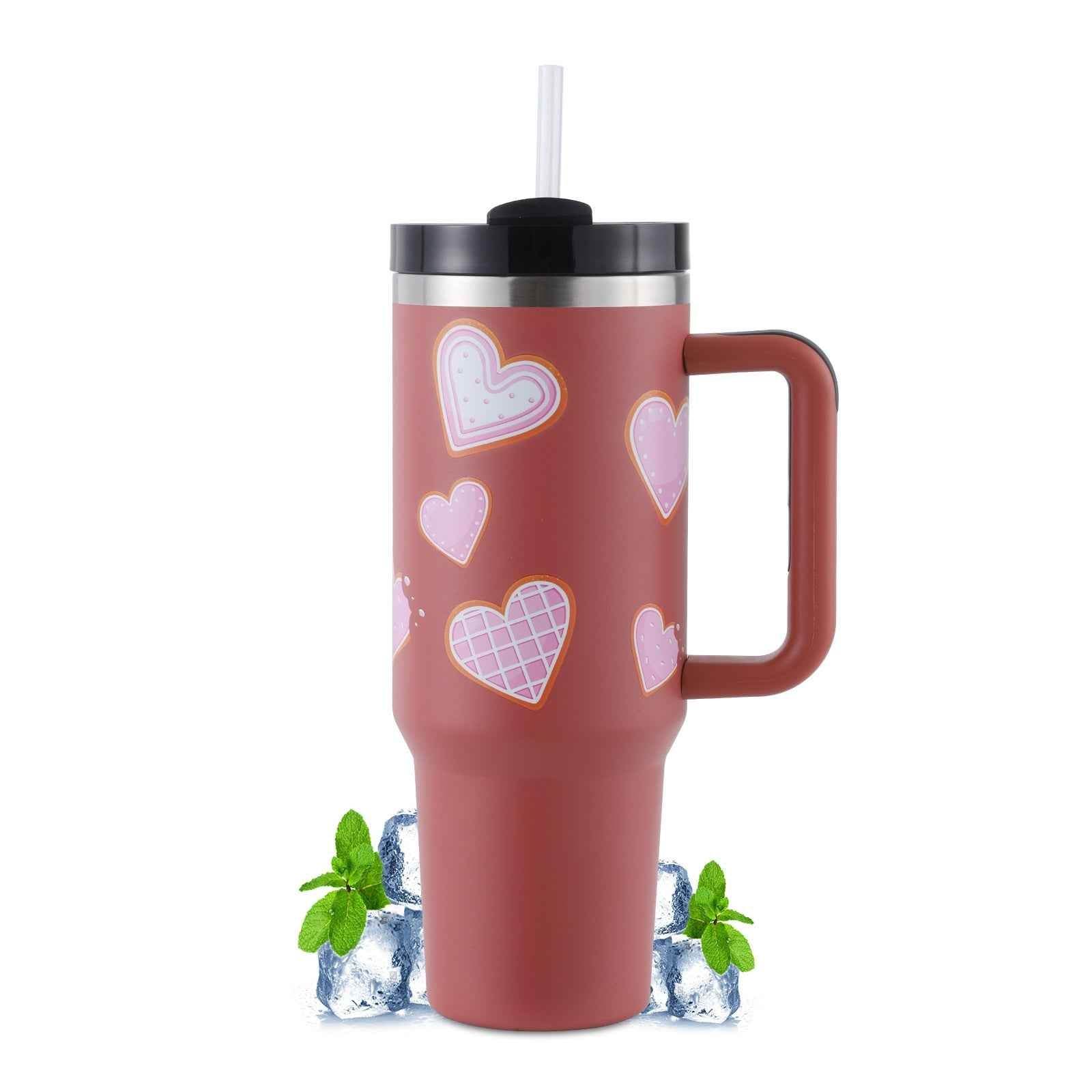 40oz Portable Stainless Steel Water Bottle Mug With Handle - Killer Products