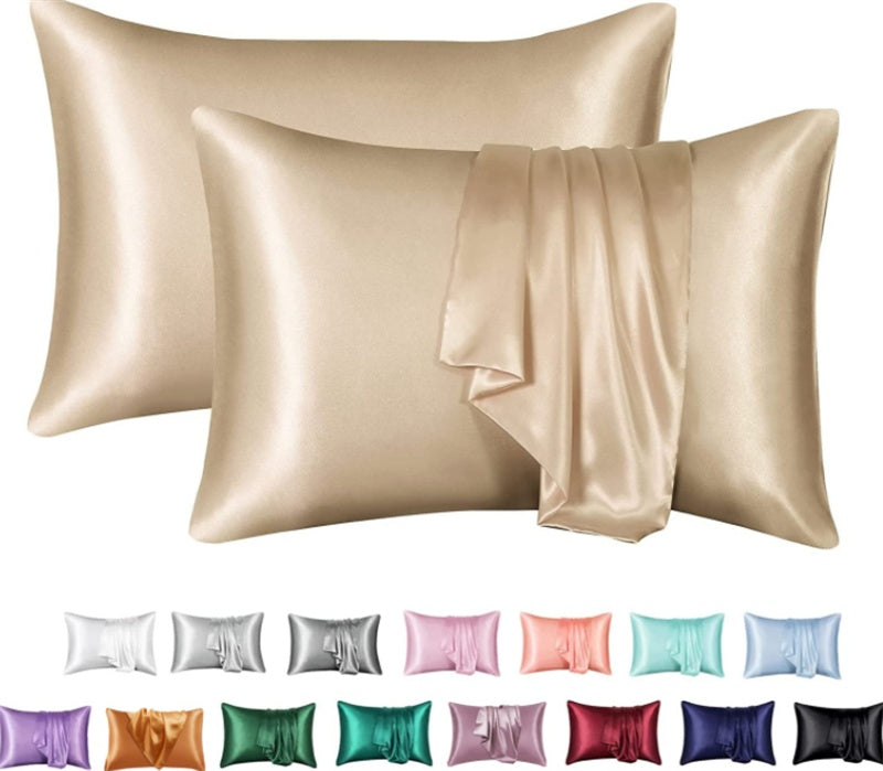 Silk Solid Color Satin Pillowcase Envelope Pillow - Luxurious Comfort - Killer Products