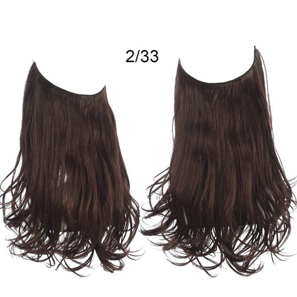 Long Curly Hair Wig: Female Fish Line Chemical Fiber Extension - Killer Products