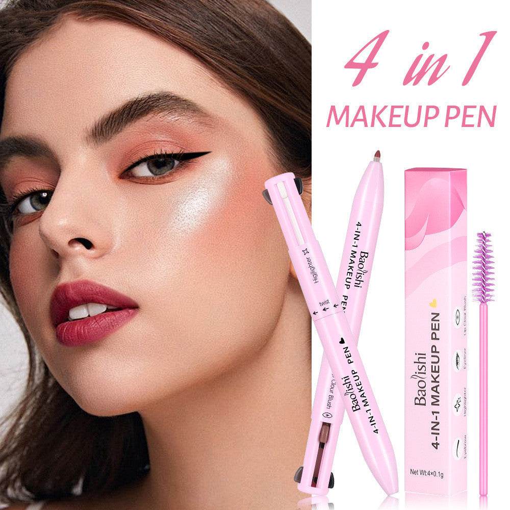 Versatile Four-in-one Makeup Multi-color Highlight Eyeliner Brush - Killer Products
