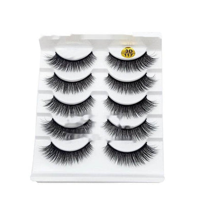 Big Eye Glamour: Multi-layer 3D Thick Five Pairs Lashes - Killer Products