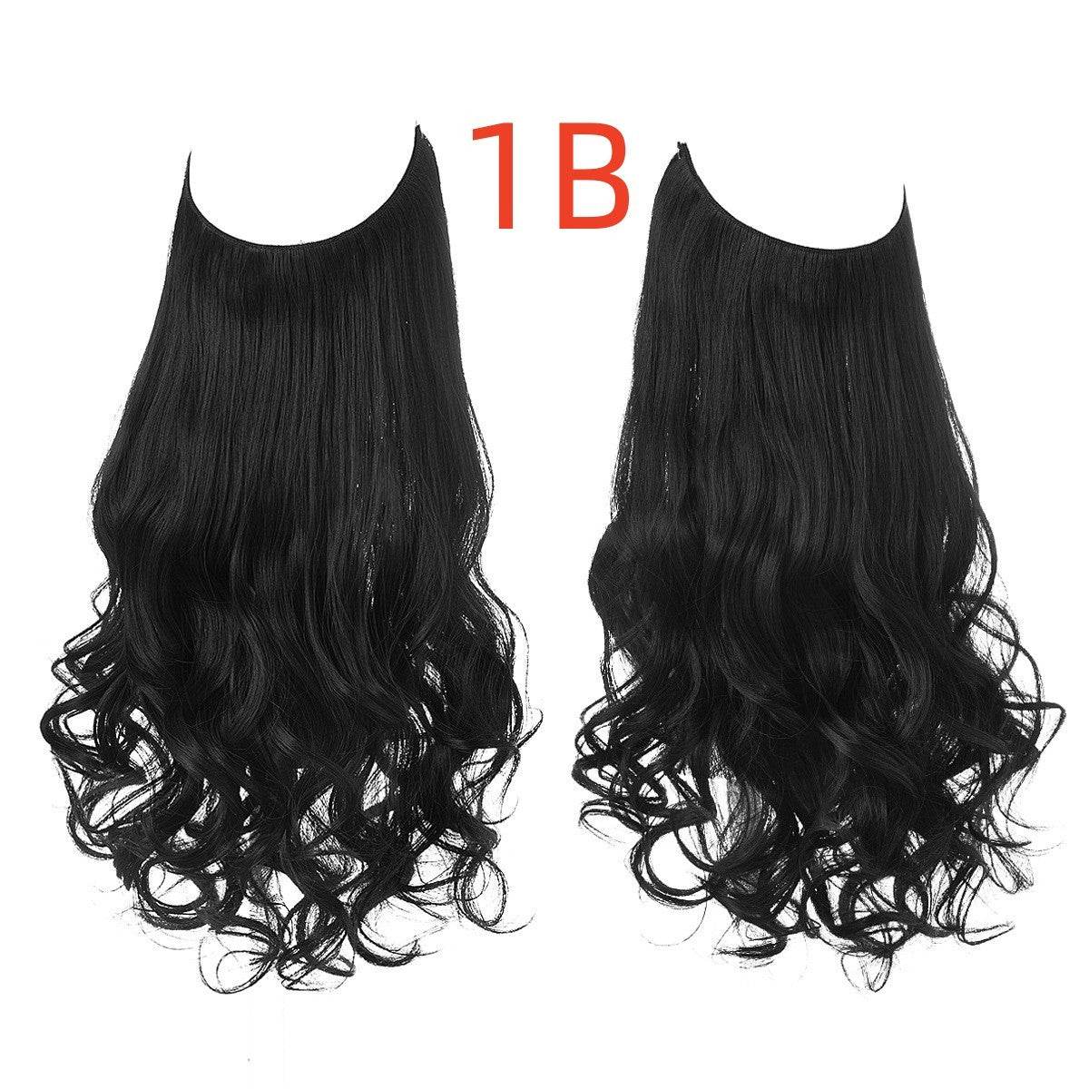 Long Curly Hair Wig: Female Fish Line Chemical Fiber Extension - Killer Products