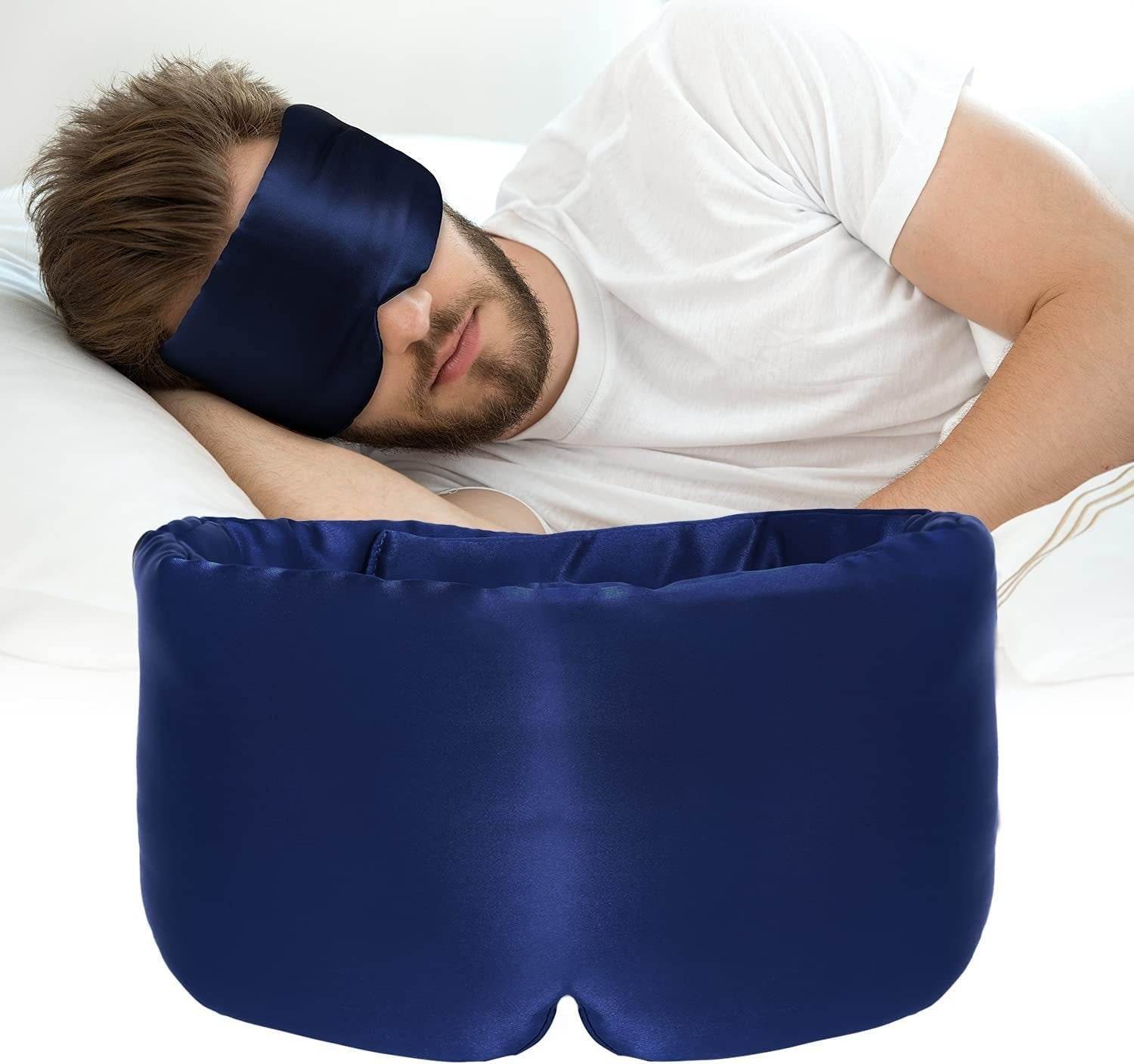 Soft Silk Eye Mask: Ultimate Sleep Shading, All-Inclusive Comfort - Killer Products