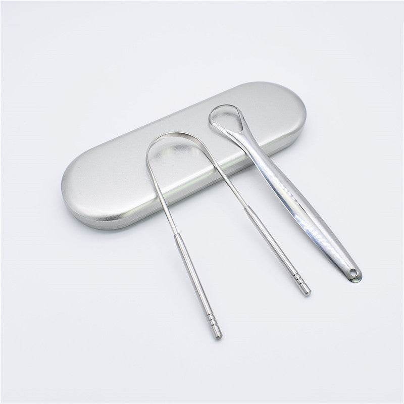 Stainless Steel Tongue Scraper Oral Care Tools: Fresh Breath Essential - Killer Products