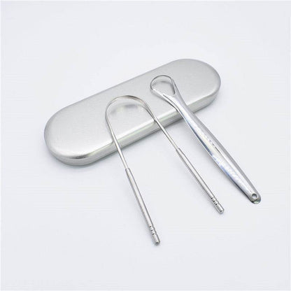 Stainless Steel Tongue Scraper Oral Care Tools: Fresh Breath Essential - Killer Products