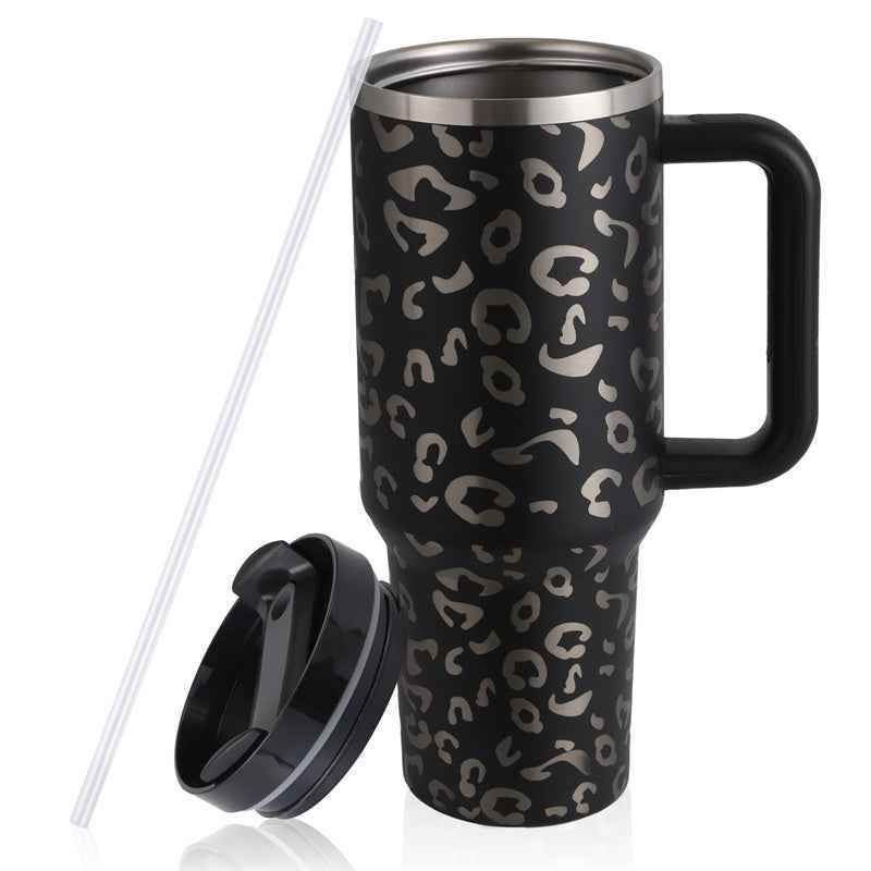 40oz Portable Stainless Steel Water Bottle Mug With Handle - Killer Products