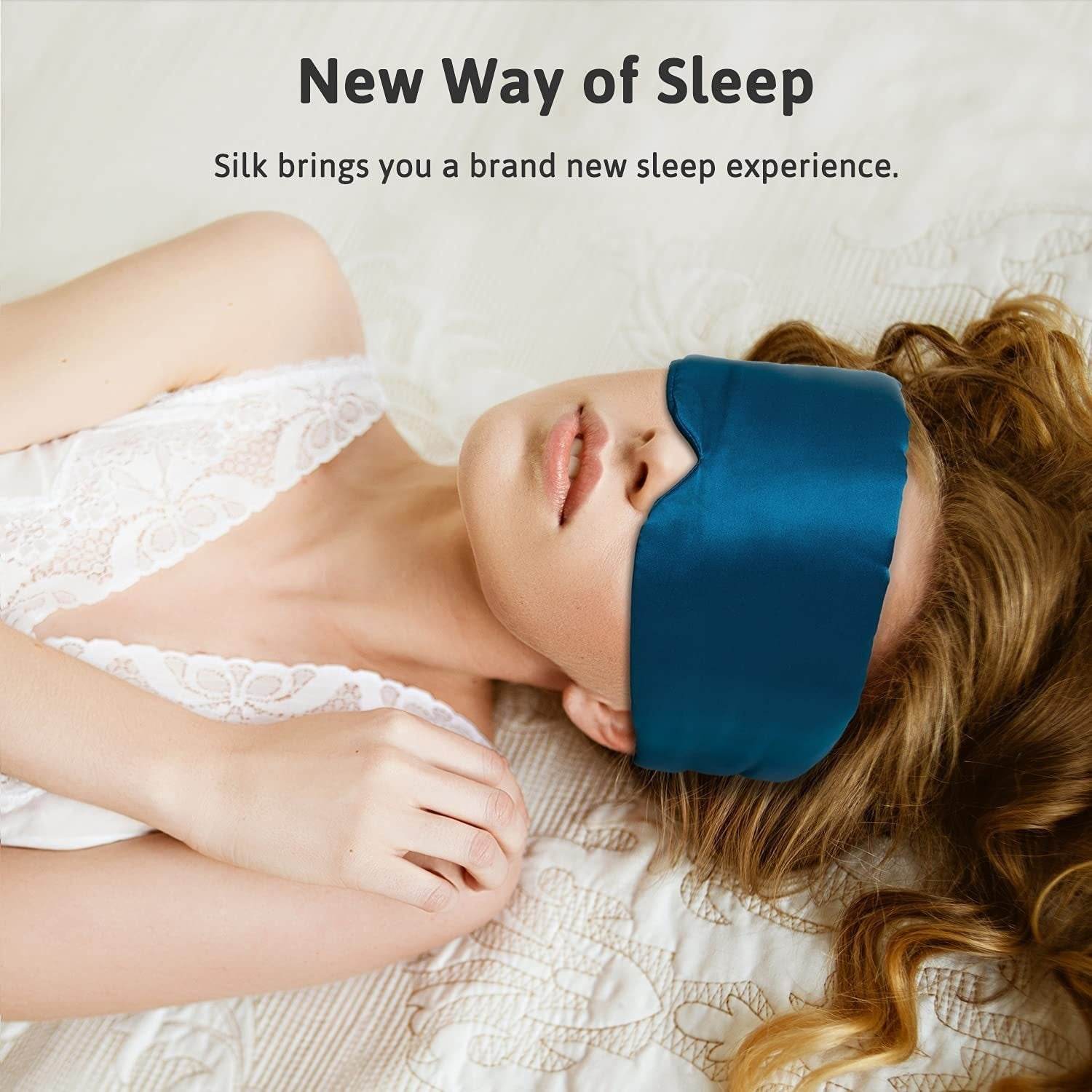 Soft Silk Eye Mask: Ultimate Sleep Shading, All-Inclusive Comfort - Killer Products