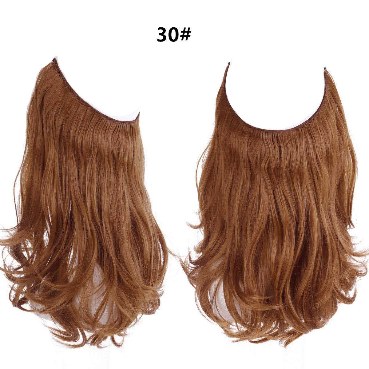 Long Curly Hair Wig: Female Fish Line Chemical Fiber Extension - Killer Products