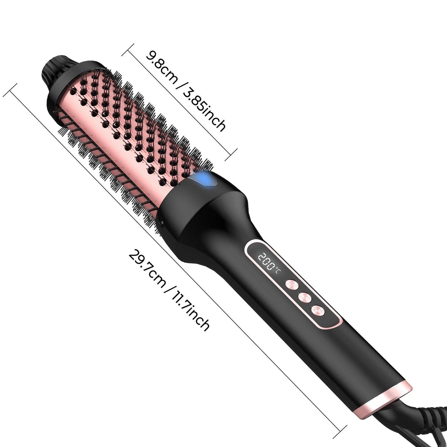 Effortless Hair Styling: Roller Comb Anion Straight Curling Heater - Killer Products