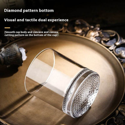 Crystal Grid Whiskey Glass: Ice Hockey Classical Rock Bar Cup - Killer Products