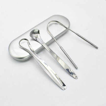 Stainless Steel Tongue Scraper Oral Care Tools: Fresh Breath Essential - Killer Products