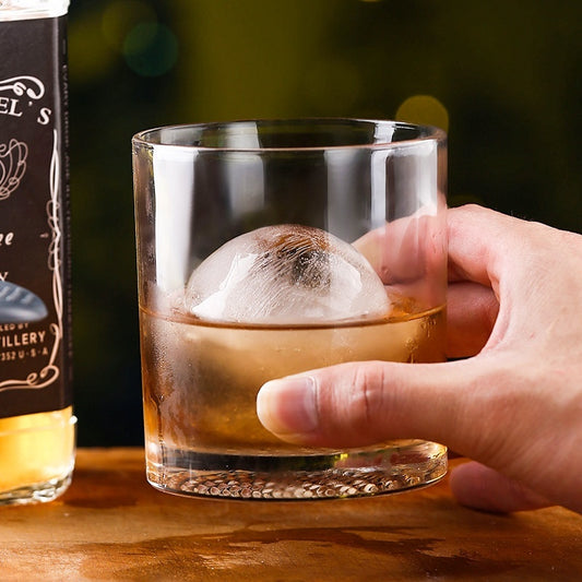 Crystal Grid Whiskey Glass: Ice Hockey Classical Rock Bar Cup - Killer Products