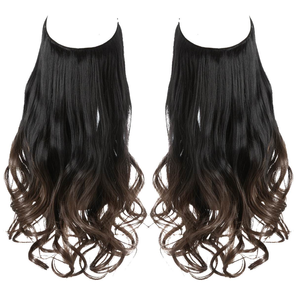 Long Curly Hair Wig: Female Fish Line Chemical Fiber Extension - Killer Products