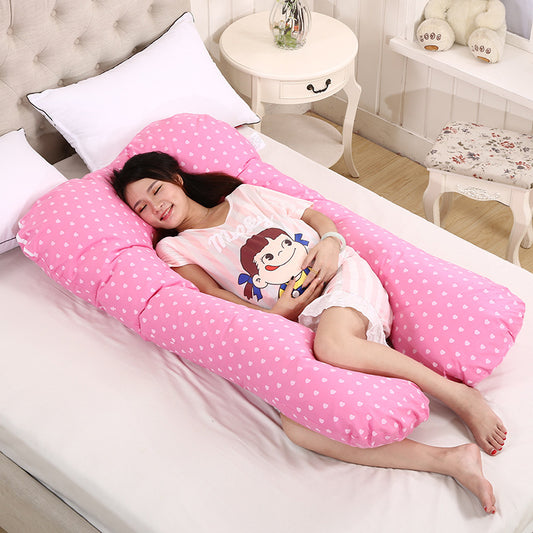 Pure Cotton Pure Color U Type Maternity Pillow: Ultimate Comfort - Killer Products