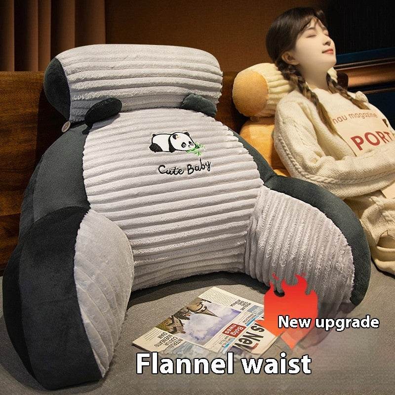 Striped Flannel Bedside Soft Upholstery Cushion: Cozy Animal Comfort - Killer Products