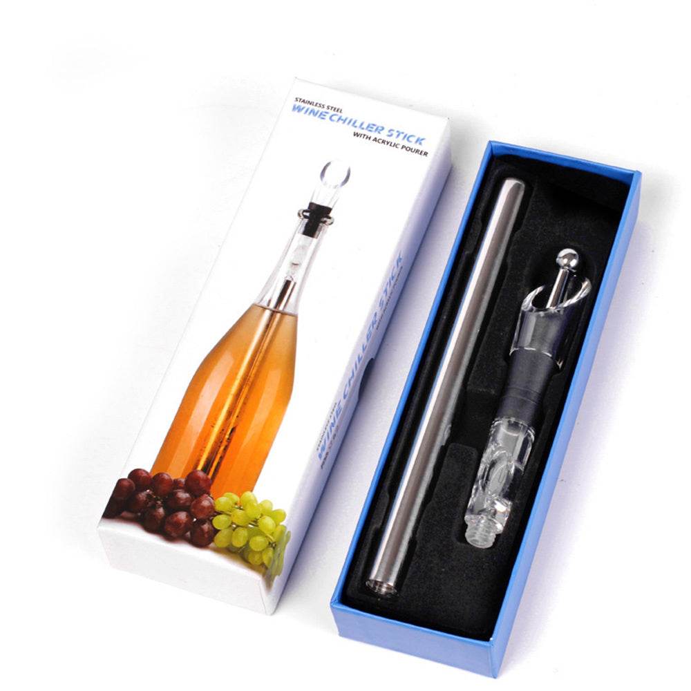 Chill Wine Instantly: Stainless Steel Leakproof Wine Chilling Rod - Killer Products