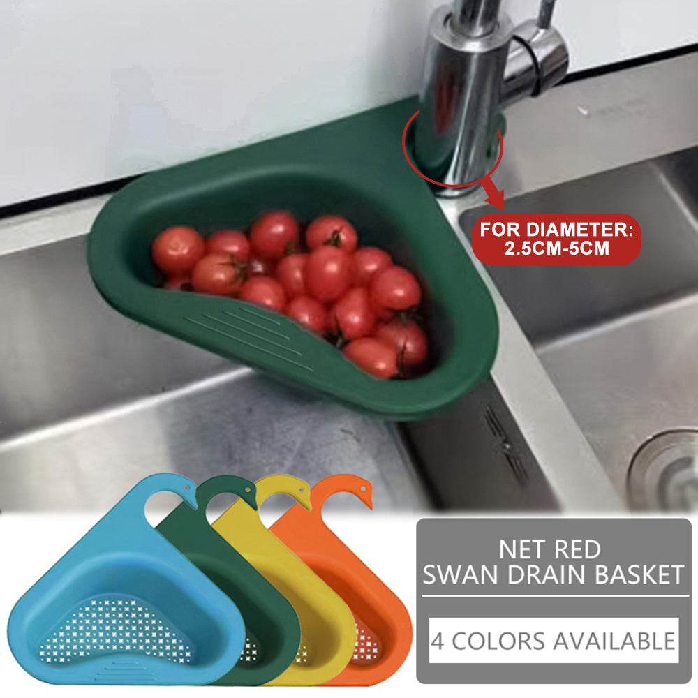 Swan Drain Basket: Efficient Filter for Fruit and Vegetable Separation - Killer Products