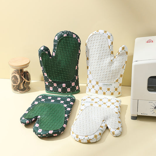 Anti-Scalding Microwave Cotton Insulation Gloves: Heat Resistant Mitts - Killer Products