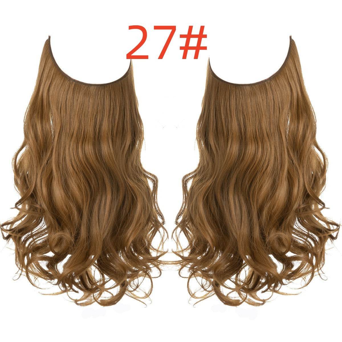 Long Curly Hair Wig: Female Fish Line Chemical Fiber Extension - Killer Products