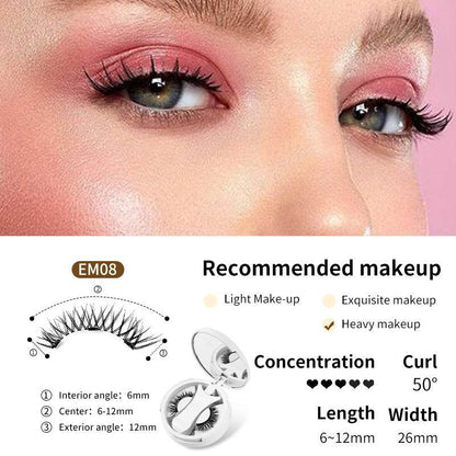 Magnetic False Eyelashes Kit: Glue-Free, Natural Look & Applicator - Killer Products