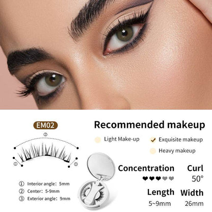 Magnetic False Eyelashes Kit: Glue-Free, Natural Look & Applicator - Killer Products