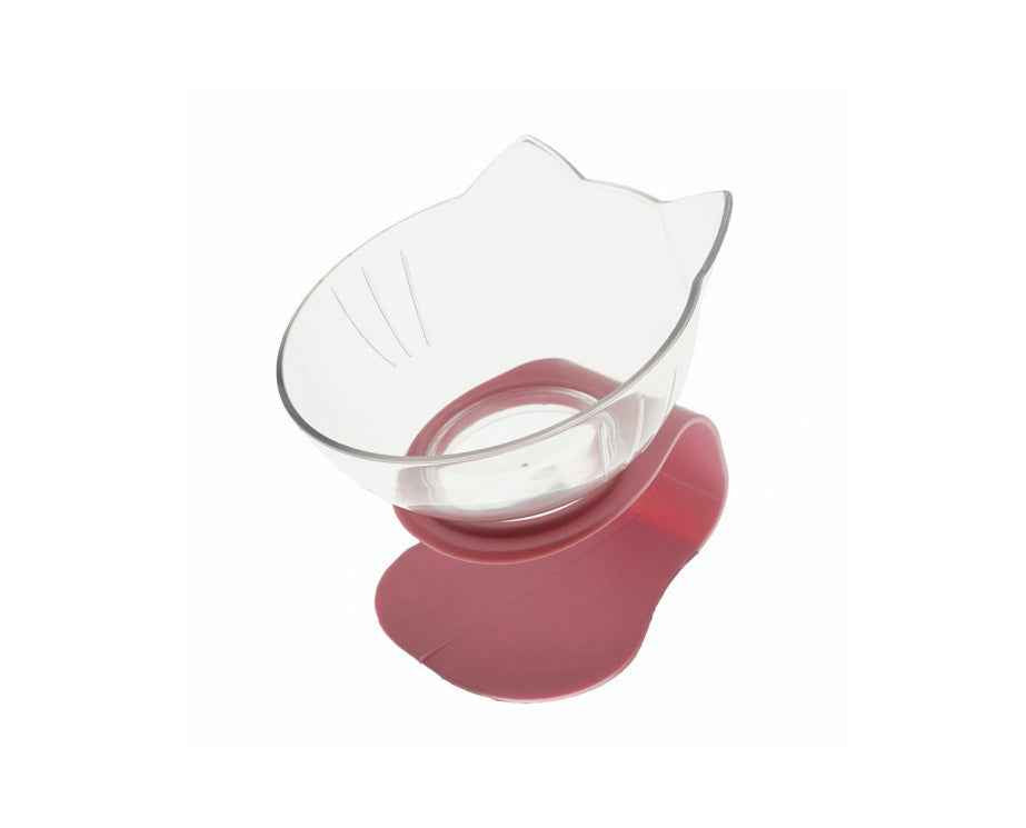 Cat Double Bowl: Protects Cervical Vertebra, Elevates Feeding Comfort - Killer Products