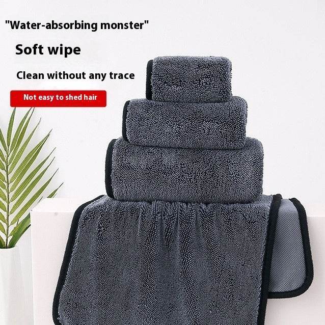 Premium Microfiber Car Beauty Towel: Thick, Absorbent, Seamless Cleaning - Killer Products