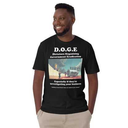 Dictators Organizing Government Eradication Unisex T-Shirt: Bold Political Statement - Killer Products