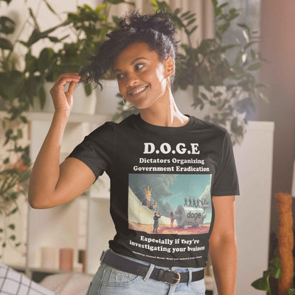 Dictators Organizing Government Eradication Unisex T-Shirt: Bold Political Statement - Killer Products