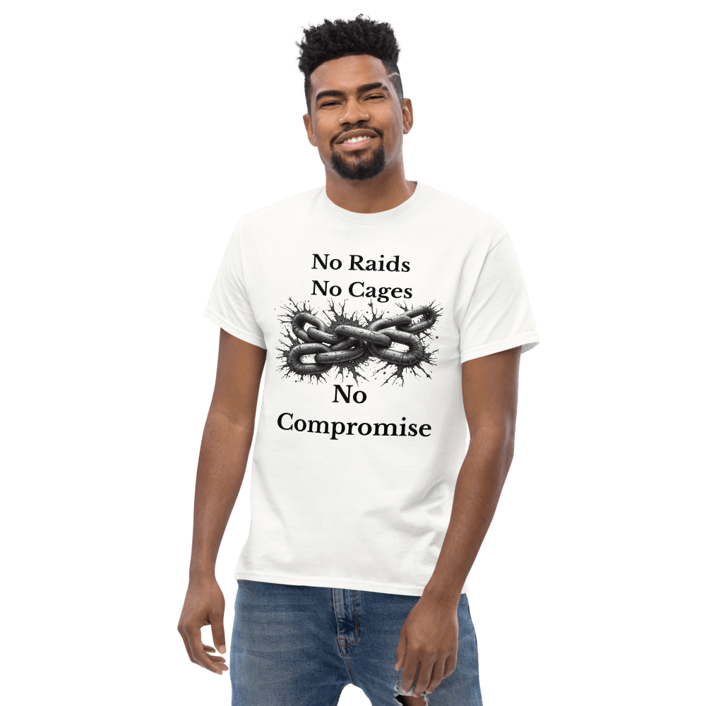 No Raids, No Cages Shirt – Bold Political Statement Tee - Killer Products