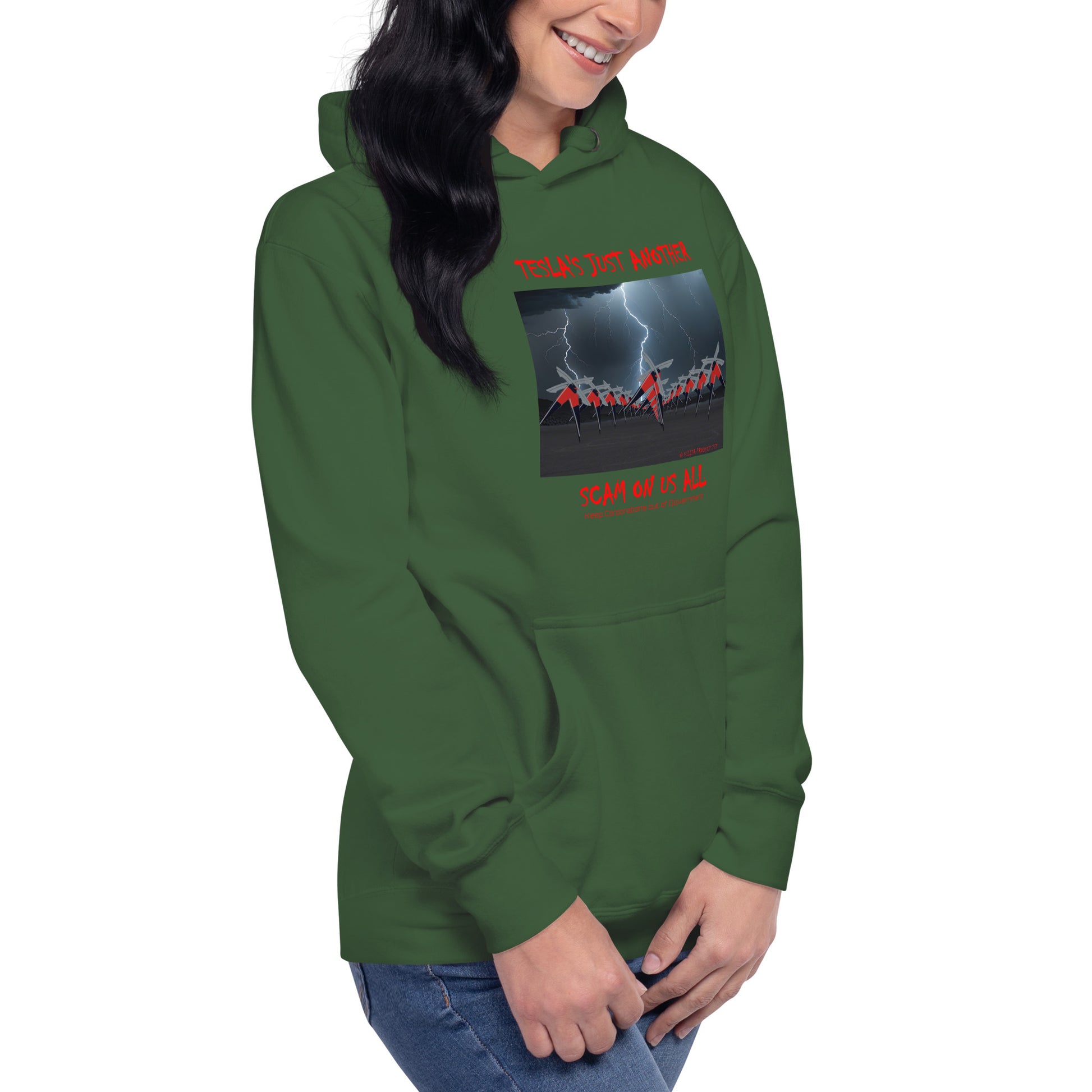 Tesla's Just Another Scam Cozy Unisex Hoodie Statement Wear - Killer Products